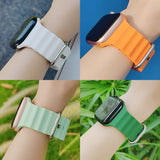 Curea pentru Apple Watch 6 44mm, Techsuit Watchband (W038), alb