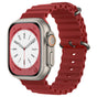 Curea pentru Apple Watch 6 44mm, Techsuit Watchband (W038), bordo