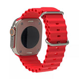 Curea pentru Apple Watch 6 44mm, Techsuit Watchband (W038), bordo