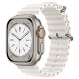 Curea pentru Apple Watch 6 44mm, Techsuit Watchband (W038), alb