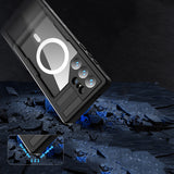 Husa pentru Samsung Galaxy S24 Ultra, ShellBox Waterproof IP68 Case, negru