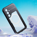 Husa pentru Samsung Galaxy S24, ShellBox Waterproof IP68 Case, negru