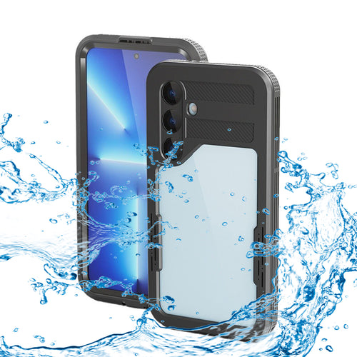 Husa pentru Samsung Galaxy S24, ShellBox Waterproof IP68 Case, negru