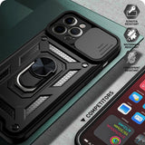 Husa pentru iPhone 11 Pro Max, Techsuit CamShield Series, albastru