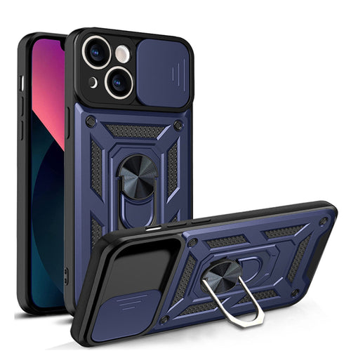 Husa pentru iPhone 14, Techsuit CamShield Series, albastru
