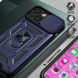 Husa pentru iPhone 14 Pro Max, Techsuit CamShield Series, albastru