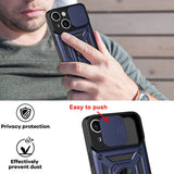 Husa pentru iPhone 14 Pro, Techsuit CamShield Series, albastru