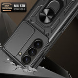Husa pentru Samsung Galaxy Z Fold5, Techsuit CamShield Series, albastru