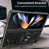 Husa pentru Samsung Galaxy Z Fold5, Techsuit CamShield Series, albastru