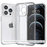 Husă pentru iPhone 17 Pro / iPhone 18 Pro, Techsuit SparkleSkin Series, Transparentă