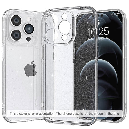 Husă pentru iPhone 17 Pro / iPhone 18 Pro, Techsuit SparkleSkin Series, Transparentă
