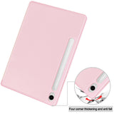 Husa tableta pentru Samsung Galaxy Tab S9, Techsuit Flex Trifold (cu Pencil Holder), gri