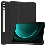 Husa tableta pentru Samsung Galaxy Tab S9 FE Plus, Techsuit Flex Trifold (cu Pencil Holder), mov