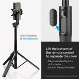 Selfie stick Spigen S560W (AMP05813), Stable, Bluetooth, 1/4 Screw, pentru Phone, GoPro, negru