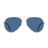 Ochelari de soare Techsuit Sunglasses (3025), polarizati, UV400, albastru;auriu