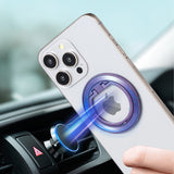 Suport inel Techsuit MagSafe Phone Ring (MPR2), albastru