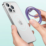 Suport inel Techsuit MagSafe Phone Ring (MPR2), albastru