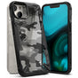 Husa pentru iPhone 14 Plus, Ringke Fusion X Design, negru;camuflaj