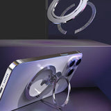 Suport inel Techsuit MagSafe Phone Ring (MPR4), albastru