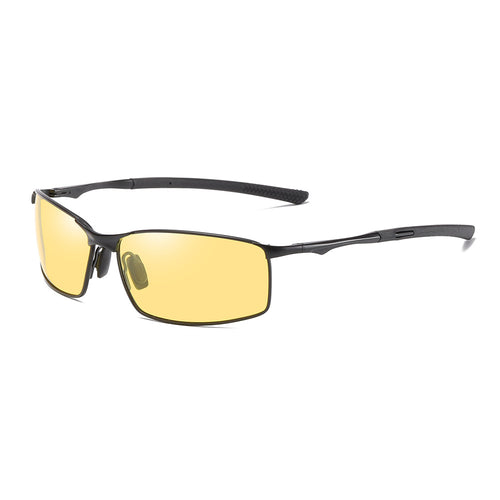 Ochelari de soare Techsuit Sunglasses Polarized (559), polarizati, UV400, negru;galben