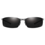 Ochelari de soare Techsuit Sunglasses Polarized (559), polarizati, UV400, negru;argintiu