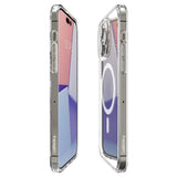 Husa pentru iPhone 14 Pro, Spigen Ultra Hybrid MagSafe (ACS04969), alb;transparenta