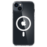 Husa pentru iPhone 14, Spigen Ultra Hybrid MagSafe (ACS05048), alb;transparenta