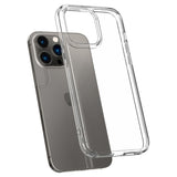 Husa pentru iPhone 14 Pro Max, Spigen Ultra Hybrid (ACS04816), transparenta