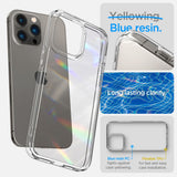 Husa pentru iPhone 14 Pro Max, Spigen Ultra Hybrid (ACS04816), transparenta