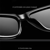 Ochelari de soare Techsuit Sunglasses Polarized (0717), polarizati, UV400, negru;galben