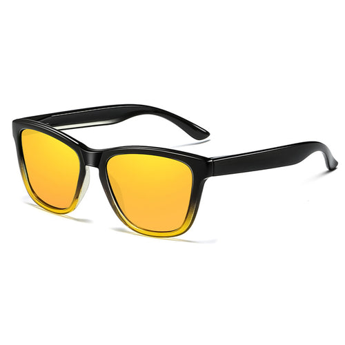 Ochelari de soare Techsuit Sunglasses Polarized (0717), polarizati, UV400, negru;galben