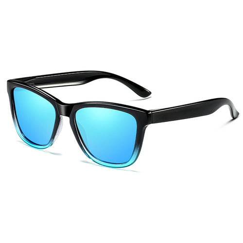 Ochelari de soare Techsuit Sunglasses Polarized (0717), polarizati, UV400, negru;albastru