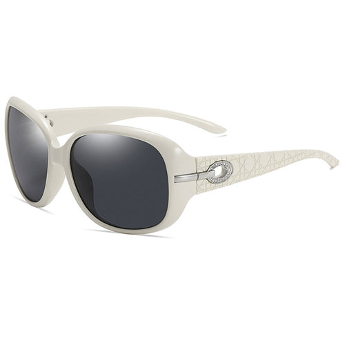 Ochelari de soare Techsuit Sunglasses Polarized PC (2012), polarizati, UV400, alb;gri
