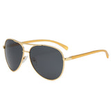 Ochelari de soare Techsuit Sunglasses Polarized (2150), polarizati, UV400, auriu;gri