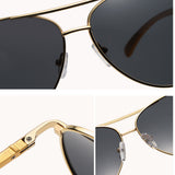 Ochelari de soare Techsuit Sunglasses Polarized (2150), polarizati, UV400, auriu;gri