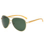 Ochelari de soare Techsuit Sunglasses Polarized (2150), polarizati, UV400, verde;auriu