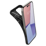 Husa pentru iPhone 14 Pro Max, Spigen Liquid Air (ACS04813), negru