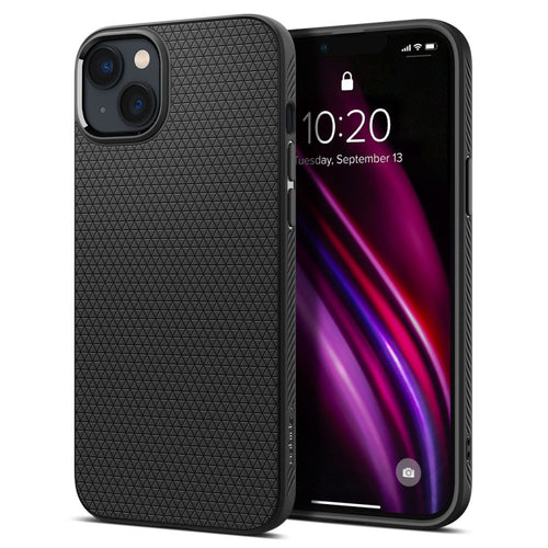 Husa pentru iPhone 14, Spigen Liquid Air (ACS05037), negru