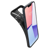 Husa pentru iPhone 14, Spigen Liquid Air (ACS05037), negru