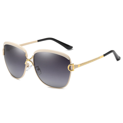 Ochelari de soare Techsuit Sunglasses Polarized (8702), polarizati, UV400, negru;auriu;bej
