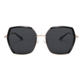 Ochelari de soare Techsuit Sunglasses Polarized (9768), polarizati, UV400, negru;argintiu