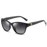Ochelari de soare Techsuit Sunglasses Polarized (A572), polarizati, UV400, Negru/Gradient Gray