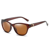 Ochelari de soare Techsuit Sunglasses Polarized (A572), polarizati, UV400, maro