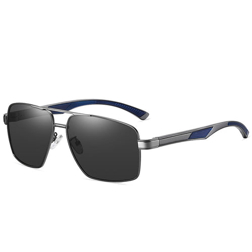 Ochelari de soare Techsuit Sunglasses Polarized (LM001), polarizati, UV400, Gun Color/Negru/Gri