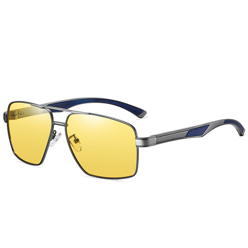 Ochelari de soare Techsuit Sunglasses Polarized (LM001), polarizati, UV400, galben;gri