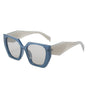 Ochelari de soare Techsuit Sunglasses (3967), polarizati, UV400, albastru;argintiu
