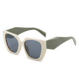 Ochelari de soare Techsuit Sunglasses (3967), polarizati, UV400, bej;gri;kaki