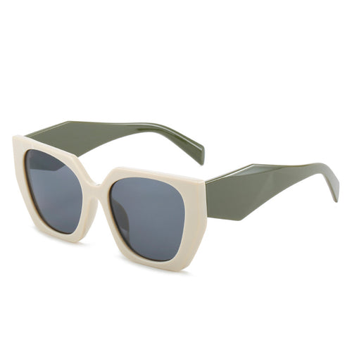 Ochelari de soare Techsuit Sunglasses (3967), polarizati, UV400, bej;gri;kaki