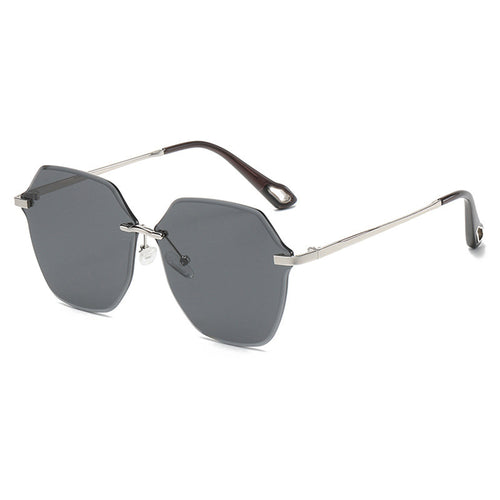 Ochelari de soare Techsuit Sunglasses (8195), polarizati, UV400, negru;argintiu