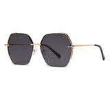 Ochelari de soare Techsuit Sunglasses (8561), polarizati, UV400, negru;auriu